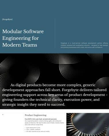 Screenshot of a modern Carrd template with clean sections for tech companies, dev studios, and SaaS teams.